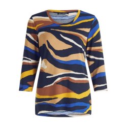 Betty Barclay - T-shirt, NAVY/GUL