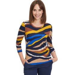 Betty Barclay - T-shirt, NAVY/GUL