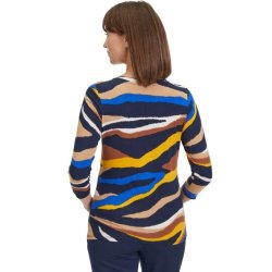 Betty Barclay - T-shirt, NAVY/GUL