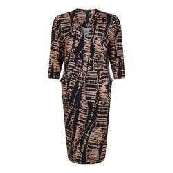 Sunday Kjole - SORT/BRUN