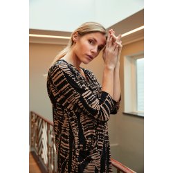 Sunday Kjole - SORT/BRUN