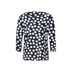 Betty Barclay - Bluse, NAVY M PRIKKER
