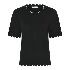 Micha - Strik tee, SORT