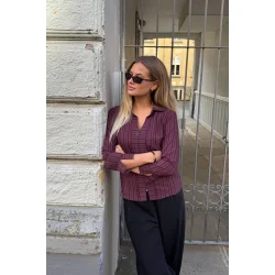 Model ifrt 2-Biz Kings skjorte i bordeaux