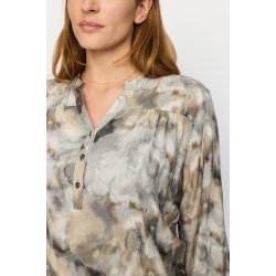 Nrbillede af elastik og stolpe-lukning p 2-Biz Maja bluse neutral