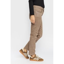 Sidebillede af 2-Biz Berit bukser der viser pasformen og den m�rke sandfarve