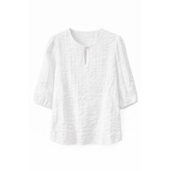 Produktbillede af hvid 2-Biz skjorte i bomuldsblanding