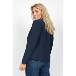 Bagsiden af den navy 2-Biz Illie habitjakke med elegant snit