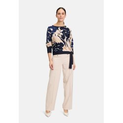 Betty Barclay - Strikbluse, NAVY/CAMEL