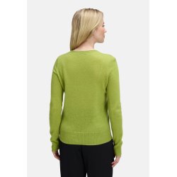 Betty Barclay - Kashmir strikbluse, LIMEGRN