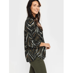 2-Biz Dorte grn damebluse stylet med bukser