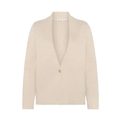 Mansted -Strik cardigan, SAND