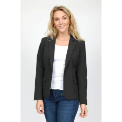 odel ifrt sort Illie blazer fra 2-Biz med regular pasform