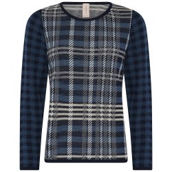 Skovhuus - Strikbluse, NAVY