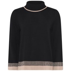Skovhuus - Turtleneck, SORT 
