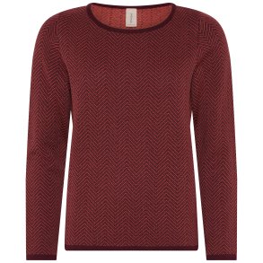 Skovhuus - Elegant strikbluse med glimmereffekt, RD