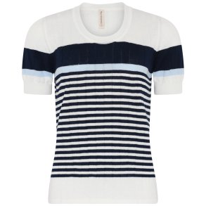 Skovhuus - Strik tee, OFF WHITE