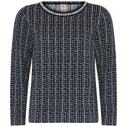 Skovhuus - Strikbluse, NAVY