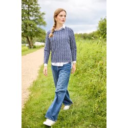 Skovhuus - Strikbluse, NAVY