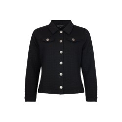 Sunday indejakke til voksne kvinder med krave og slvknapper – front