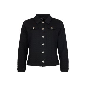 Sunday indejakke til voksne kvinder med krave og slvknapper – front