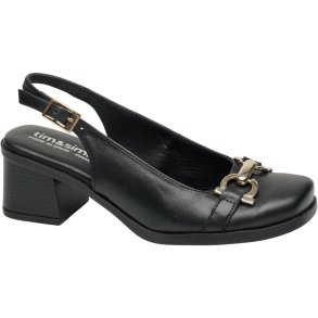 Tim og Simonsen - Florence slingback sko, SORT