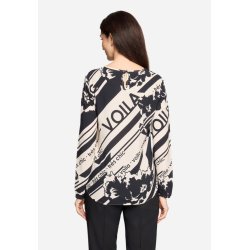 Bagsidevisning af Betty Barclay bluse med svaj p� model, der viser det l�se snit