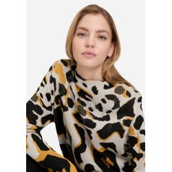 T�t p� billede af leom�nsteret i gul og sort samt de fine sten-detaljer foran.