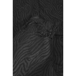 N�rbillede af elastisk linning og lommer p� Hannah zebra bukser