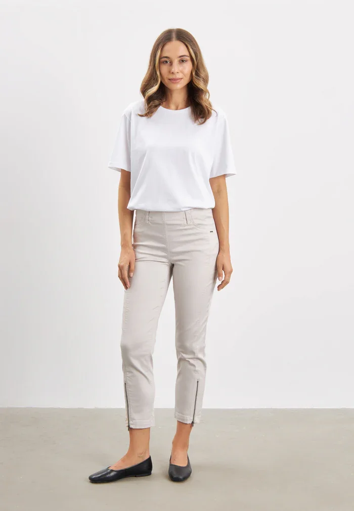 LAURIE - Model Piper, GREY SAND - LAURIE - Elastik i taljen - Verona P.