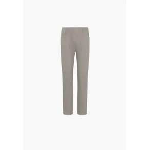 Sandfarvede LAURIE Slender bukser med kort benl�ngde vist forfra