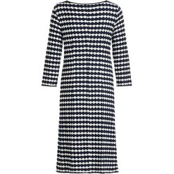 Bagsiden af den m�nstrede jerseykjole fra Betty Barclay.