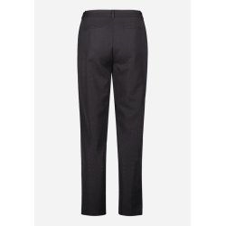 Bagsiden af sorte bukser fra Betty Barclay med paspoleret lomme og fast linning.